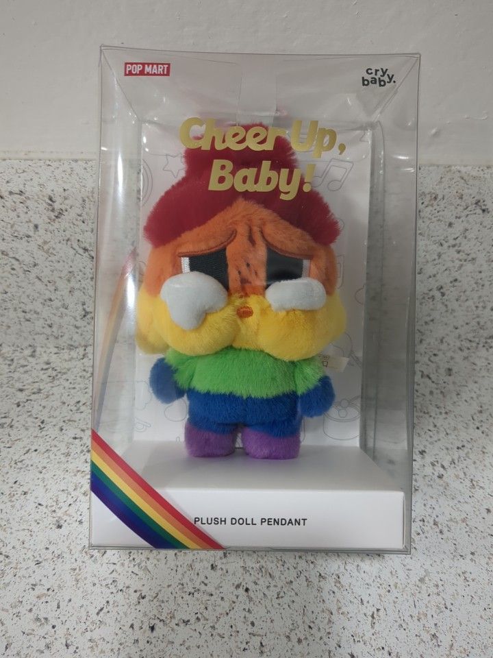 Popmart Authentic Crybaby Cheer Up Baby Plush Pendent