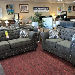 2pc Sofa And Love Seat Set