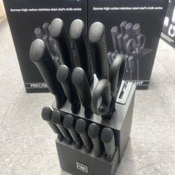 15 Pcs Stainless Knife Set