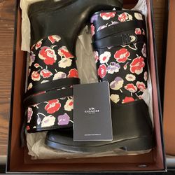 Coach Rain boots 
