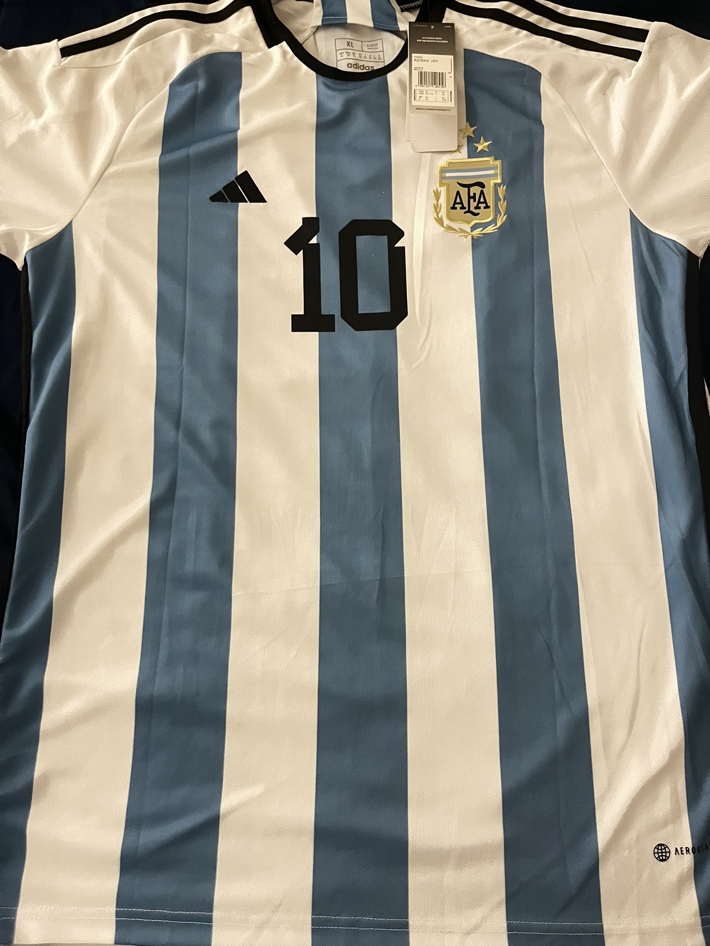 adidas Men's Lionel Messi Argentina World Cup 2022 Jersey Size XL