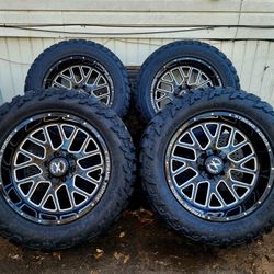 20" Xtreme Force Rims With All Terrain Tires 