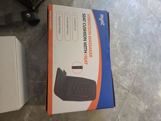 Massage seat cushion with heat