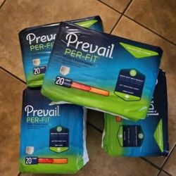 24 packs of Unisex adult disposable PULL-UP diapers size MEDIUM