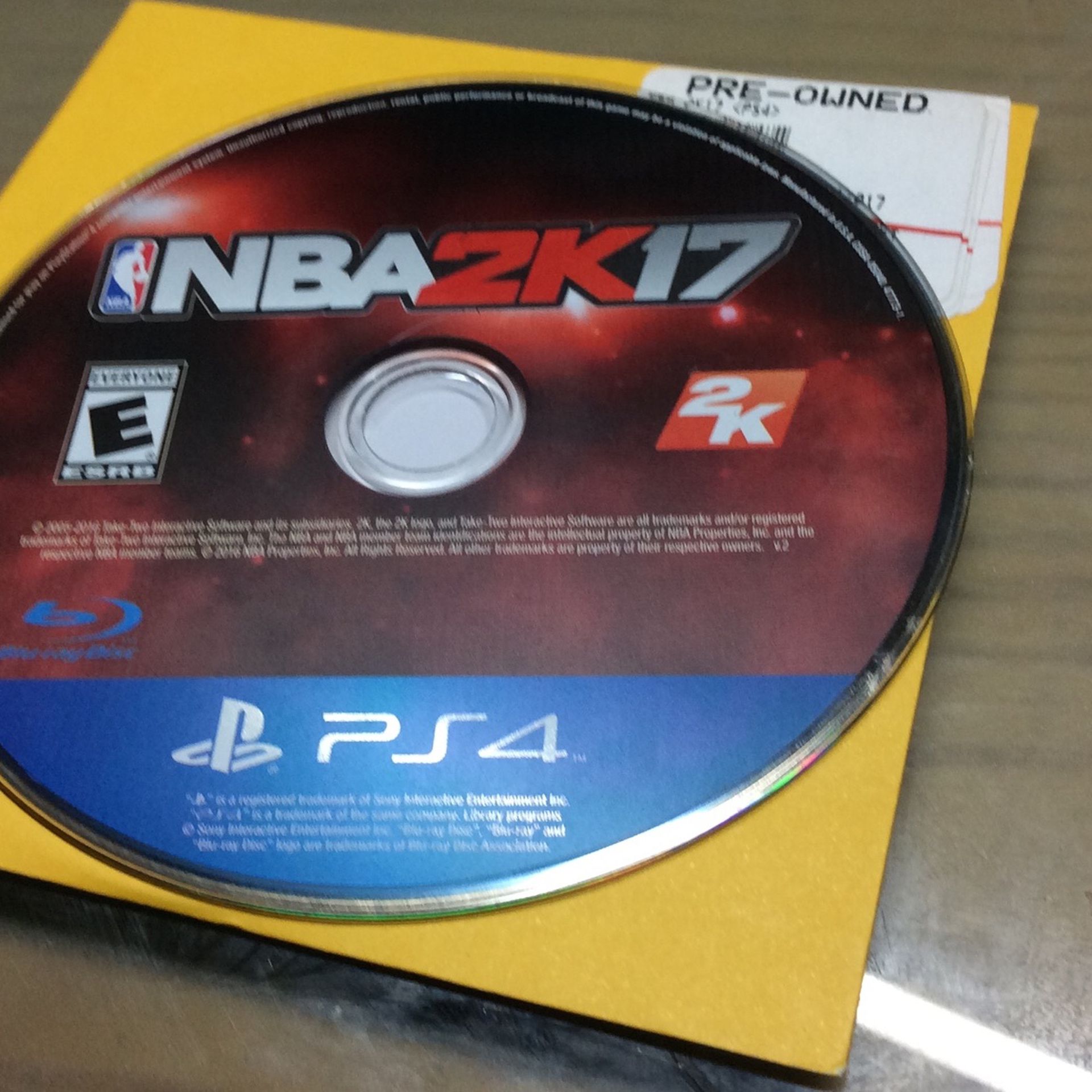 PS4 NBA 2k 17