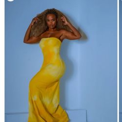 Custom tiedye Maxi Dress