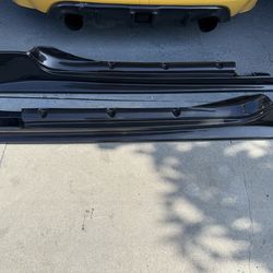 370z carbon fiber side skirts