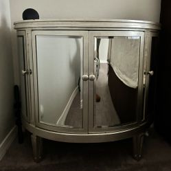 Set Of Pier 1 Mirrored Nightstands Originally $859each
