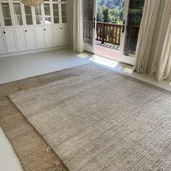 Large Braided Jute Rug