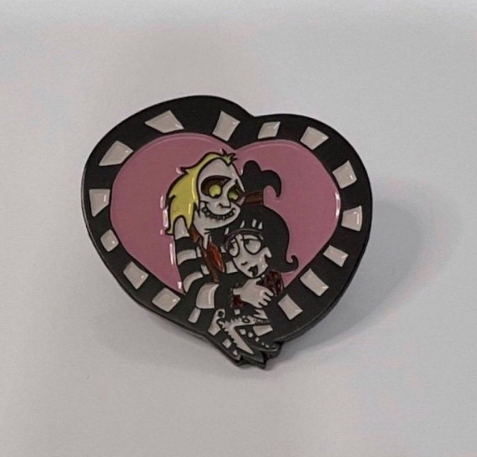 New Tim Burton’s Bettlejuice Enamel Pin PRICE FIRM