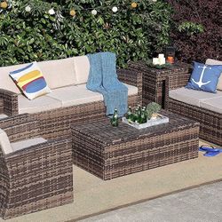 6 Pieces Patio Furniture Set