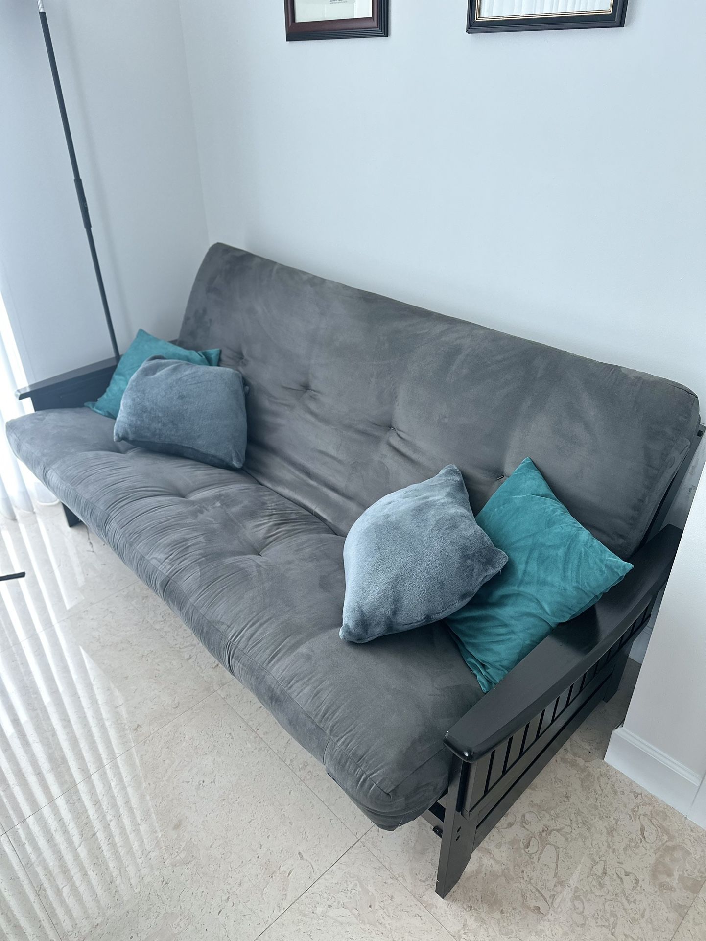 Phoenix Futon In Espresso Finish