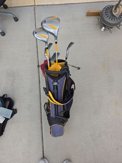 USKD 63 bag & Kids golf club set