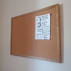 Cork board / Bulletin board (2 feet by 1.5 feet)