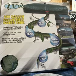 Portable Water Tank, 100 Gallon 