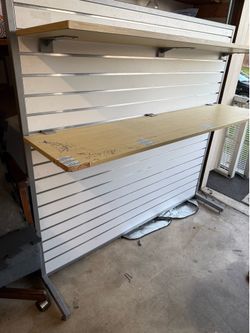 White shelve heavy duty