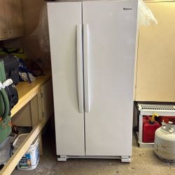 Whirlpool Side-By-Side White Refrigerator