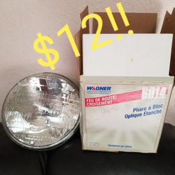 Round Headlights Glass 7 Inch New!