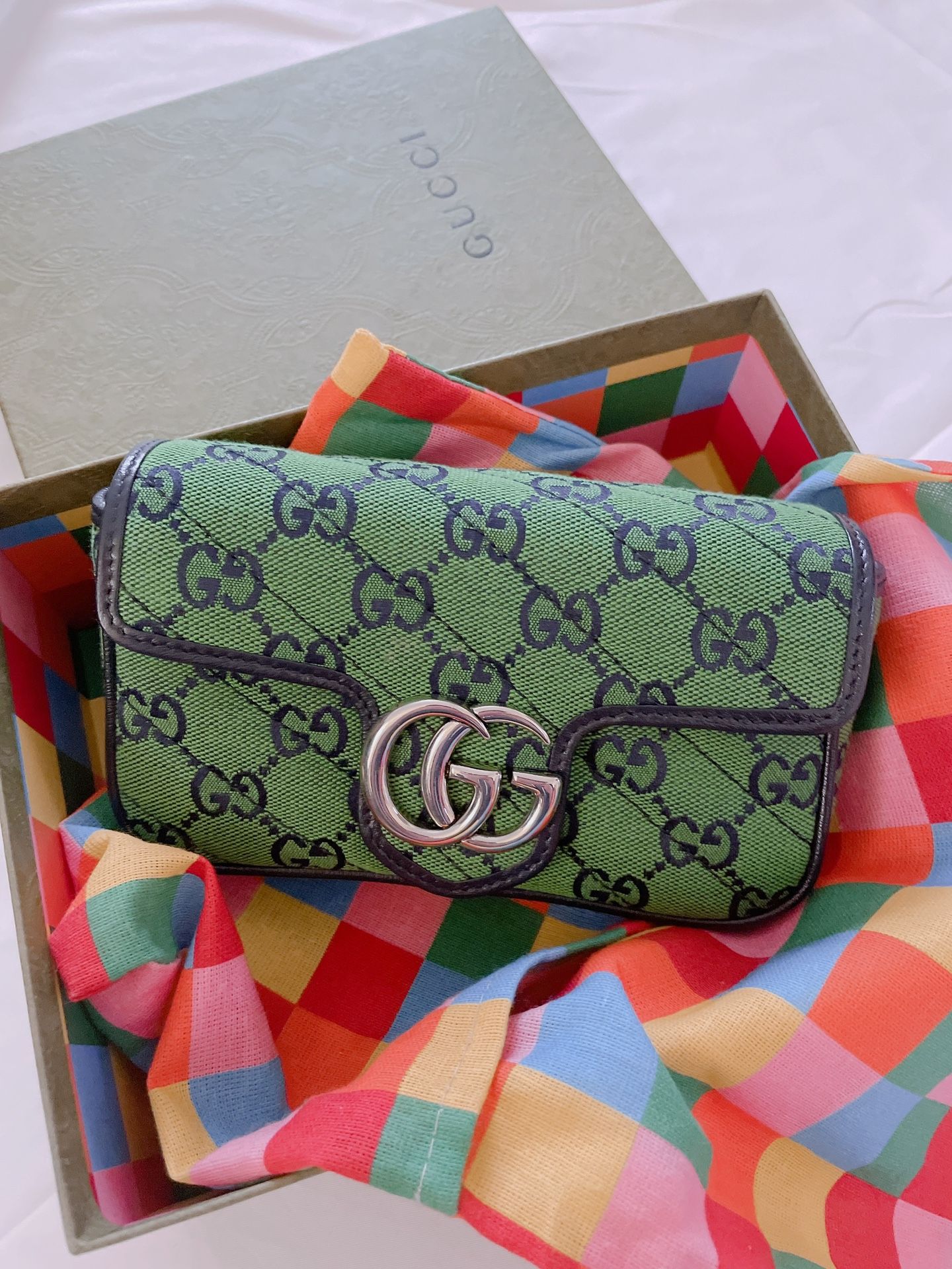 New- Gucci MultiColor Crossbody Bag