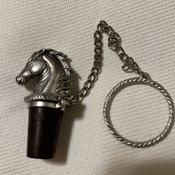 horse head cork for a bottle of wine 1998