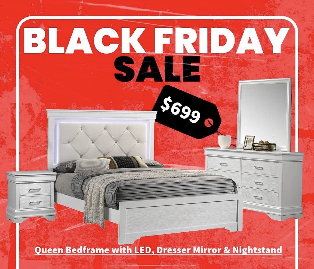 4PC Queen Bedroom Set