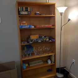 Wooden Bookshelf
