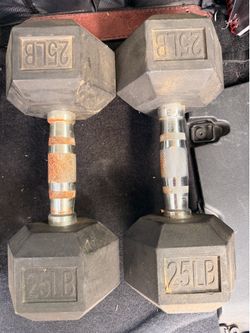 Dumbells 25lb pair
