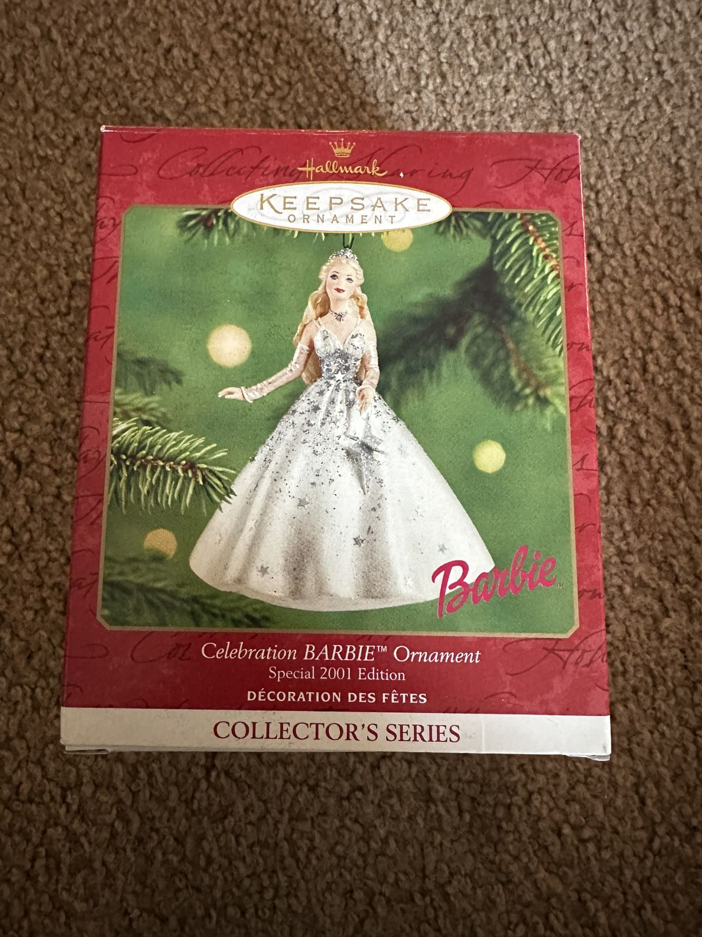 Hallmark Keepsake Ornament Celebration Barbie Special 2001 Edition