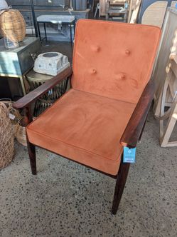 Upholstered accent chair (two available)