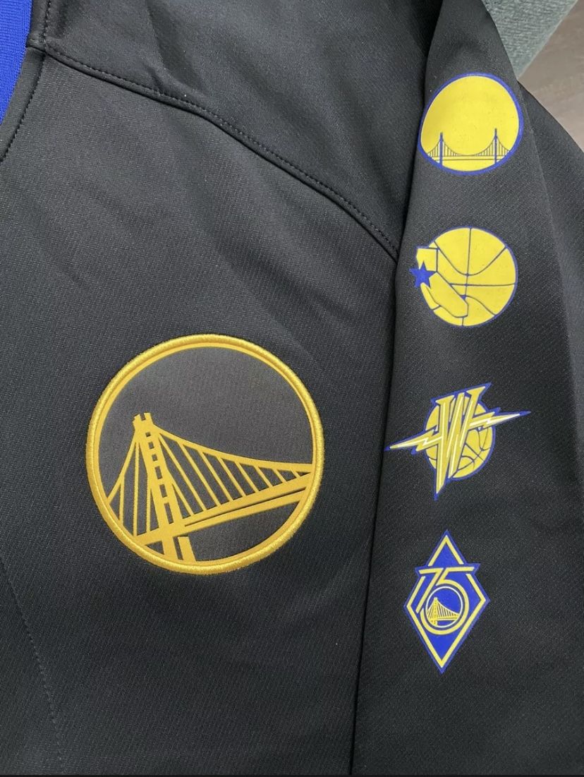 Nike Golden State Warriors Courtside Warm Up Jacket, $130, Nordstrom