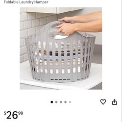 Foldable laundry hamper