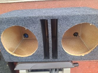 SPEAKERS BOX CAJA PARA BOSINAS 10 INCHES GOOD CONDICIÓN ABLO ESPAÑOL
