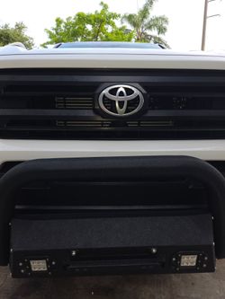 Fog lights push bar combo