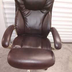 High Back Bonded Leather Office Chair