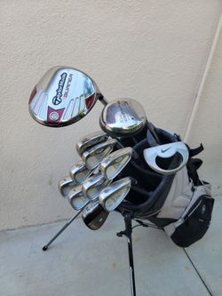 Taylormade Rac & Burner Golf Club Set Right Handed W/Ogio Stand Bag