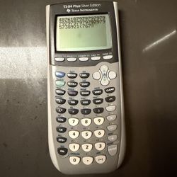 T84 plus silver edition Calculator