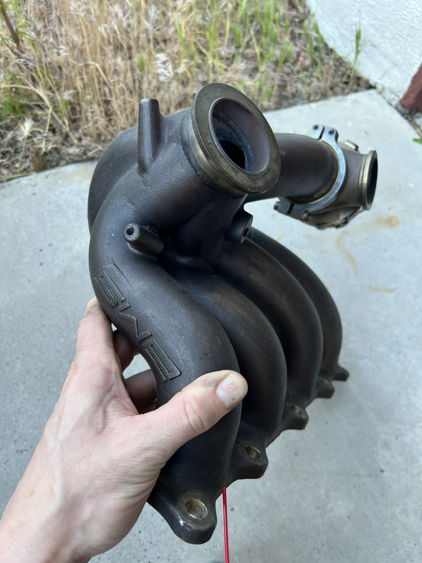 AMS Evo X Exhaust Manifold w/ Tail Wastegate