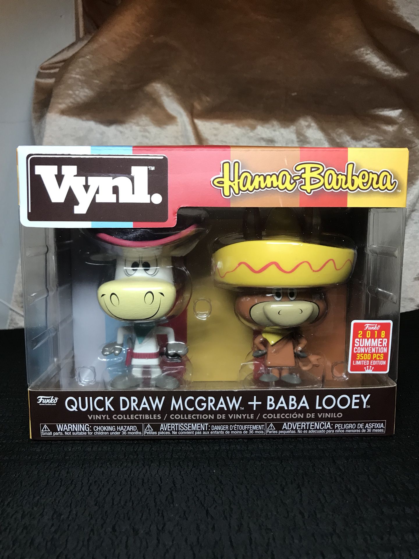 Quick Draw McGraw & Baba Looey 2-Pack SDCC 2018 Exclusive Funko Pop