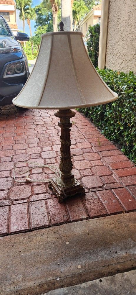 One Vintage Lamp.  $25 Or Best Offer 