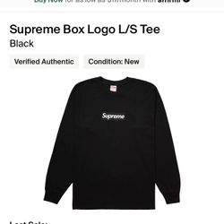 Supreme Long Sleeve Box Logo Tee