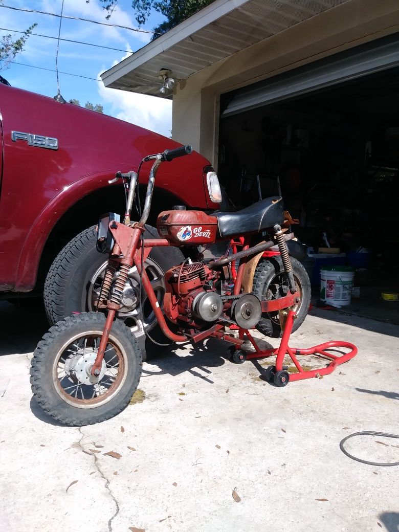 1968 go devil minibike
