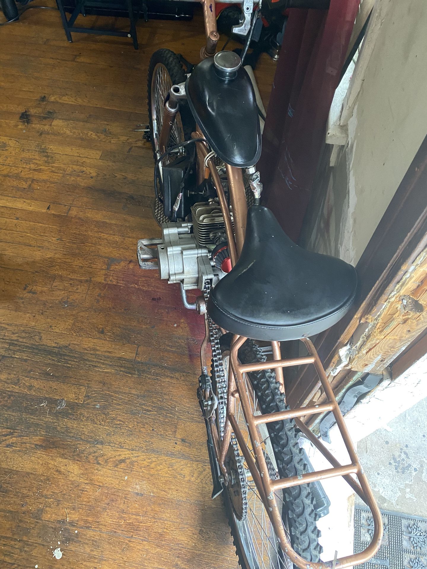 Electric Start 100cc BT Engine On A 26” Schwinn Sanctuary 7 Comfort Beach Cruiser Bike Frame