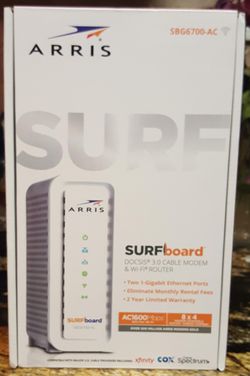 Arris Surfboard Sbg6700 Modem and Router