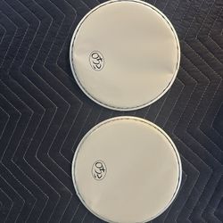 Brand New Set Of 2 double ply 8” Ego Drum Heads