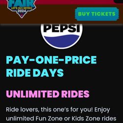 All You Can Ride Ticket 2024 Del Mar Fair