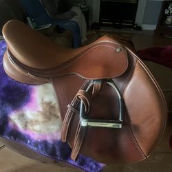 15 Inch Bates English Saddle 