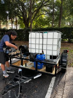 Complete Pressure Washing & Soft Wash Trailer Rig – Turnkey Setup