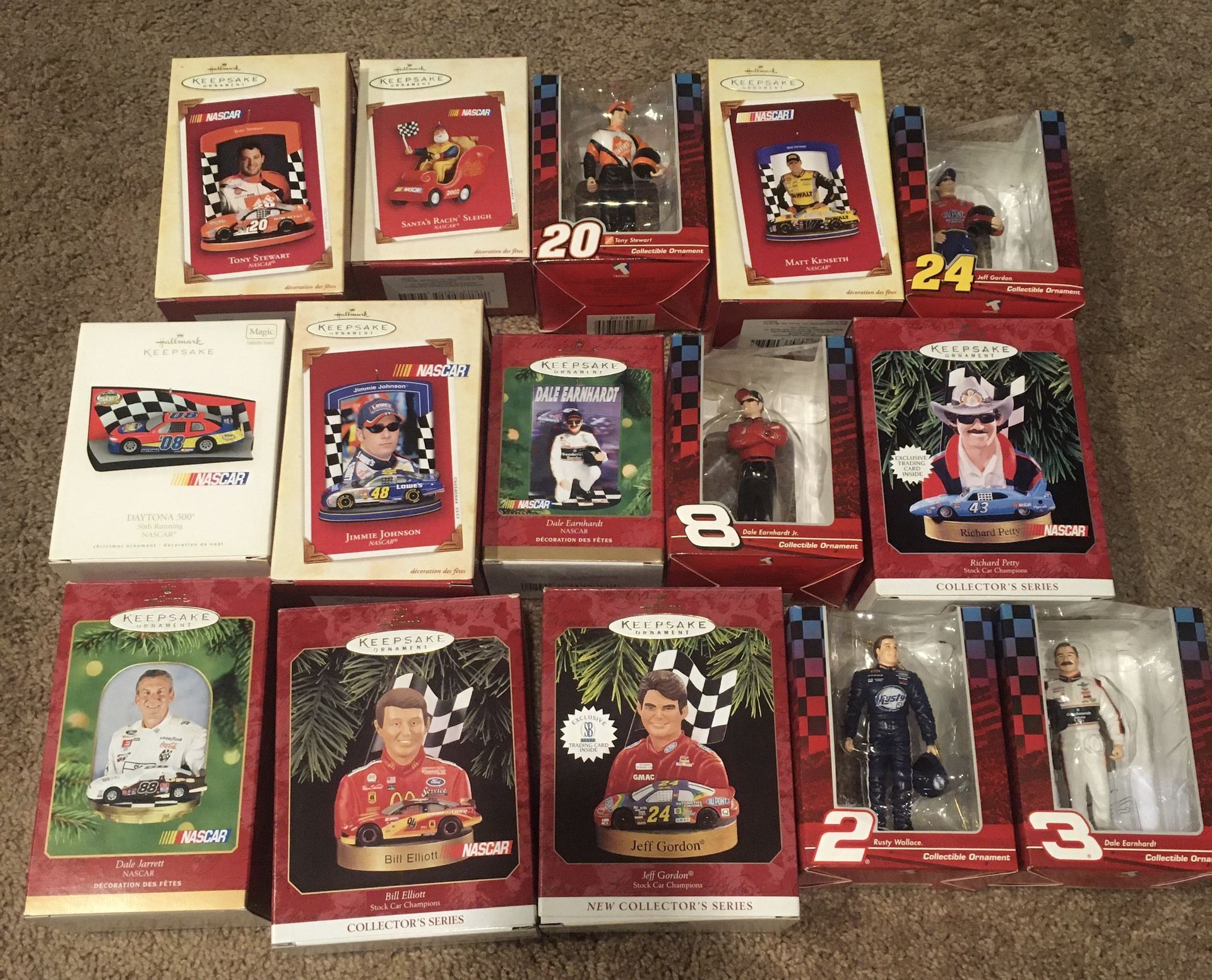 Nascar X-mas Ornaments