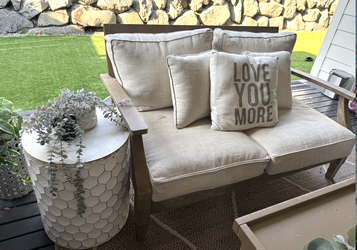 SAFAVIEH Couture Outdoor Loveseat