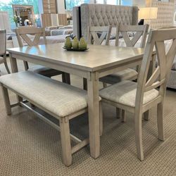 Dining Set 4x Chairs 